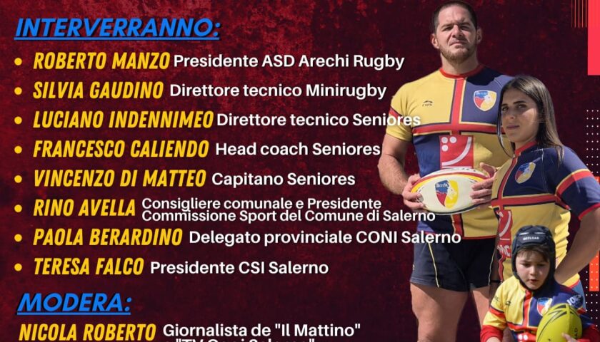 ASD Arechi Rugby: Presentazione della stagione 2024/2025 tra novità e ambizioni