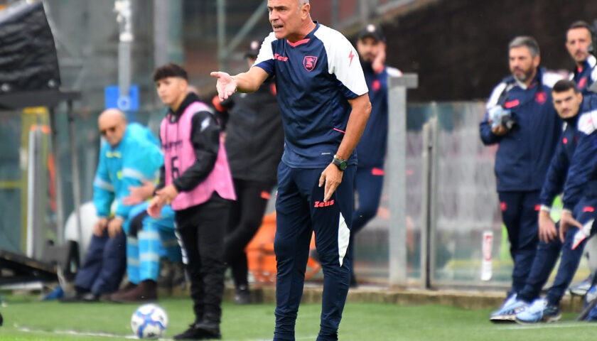 Salernitana, Martusciello: “La prestazione c’è stata, ora dobbiamo riordinare le idee”