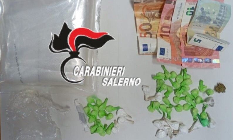 Baronissi, vede i carabinieri e prova a scappare: arrestato spacciatore ‘in trasferta’