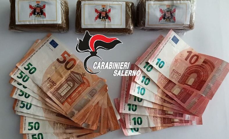 Agropoli, spaccio di hashish: arrestato pusher di 20 anni