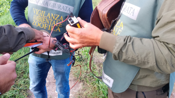 Capaccio Paestum, sequestro armi e mezzi di caccia vietati: denunciati due bracconieri