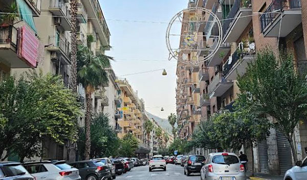 Salerno, al via il montaggio per Luci d’Artista