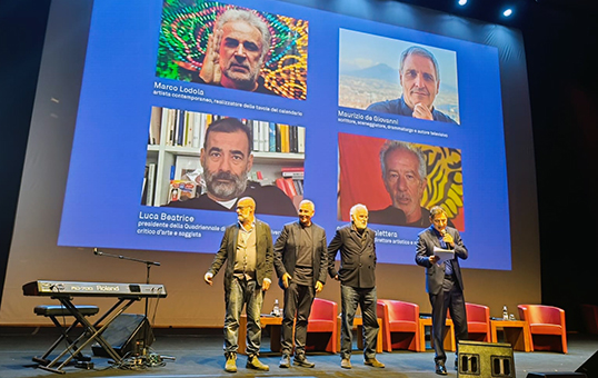 Presentazione del Calendario Storico dei Carabinieri, realizzato con il contributo dell’artista Marco Lodola e dello scrittore Maurizio de Giovanni