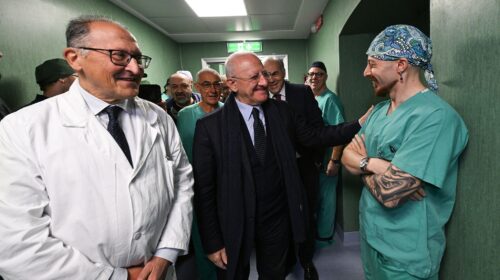 Eboli, inaugurato con De Luca il nuovo blocco operatorio in ospedale