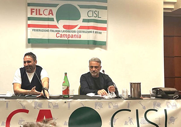 Filca Cisl: nella segreteria regionale c’è anche il salernitano Marchesano