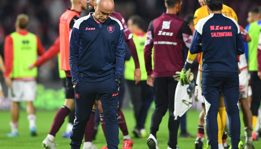 Salernitana, esonerato Martusciello