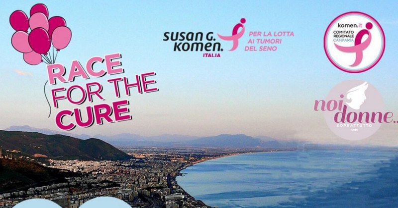 A  SALERNO TAPPA DELLA “RACE FOR THE CURE”