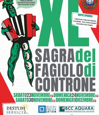 Controne, torna la “Sagra del Fagiolo” che giunge alla 40esima edizione
