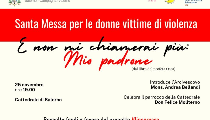 Santa Messa al Duomo di Salerno per le donne vittime di violenza