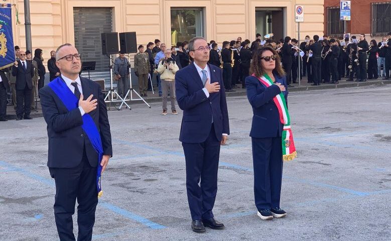 Salerno, 4 novembre 2024: il saluto del vice presidente della Provincia Giovanni Guzzo