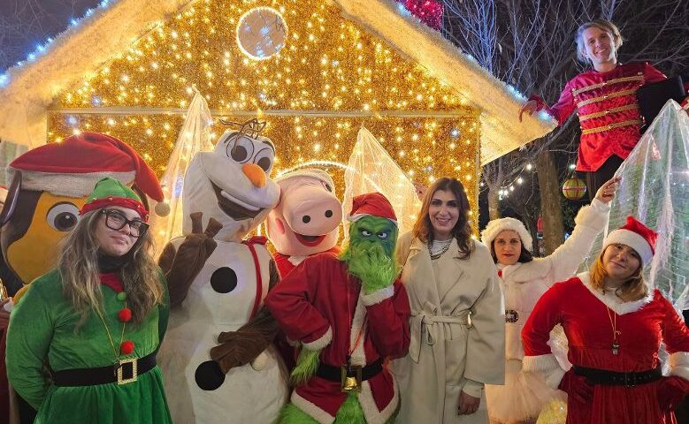 Baronissi, la sindaca: “La città si illumina di magia, un grande successo per l’inaugurazione delle luci natalizie”
