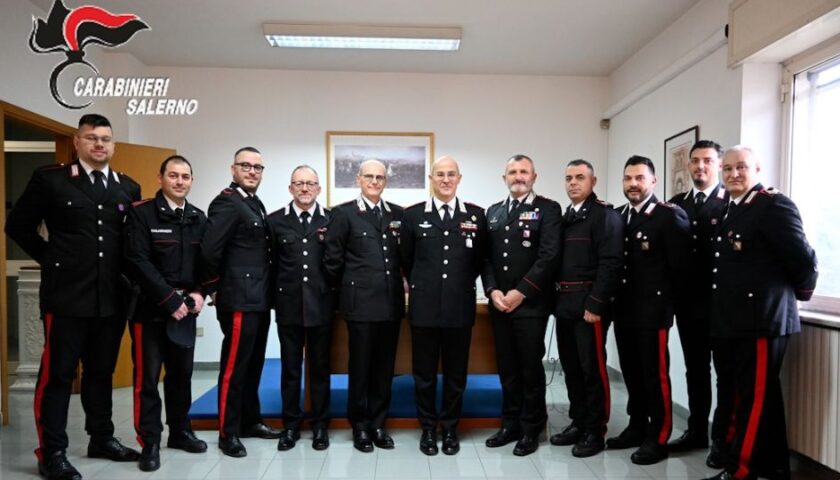 Sicurezza nelle città, il generale comandante dei carabinieri Legione Campania di Napoli in visita a Scafati e Pagani