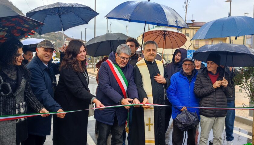 CAVA DE’ TIRRENI, APERTA LA NUOVA STRADA A PREGIATO