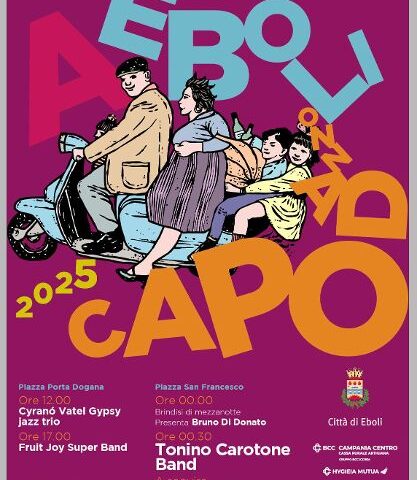 CAPODANNO A EBOLI 2025, “UN MONDO DIFFICILE”