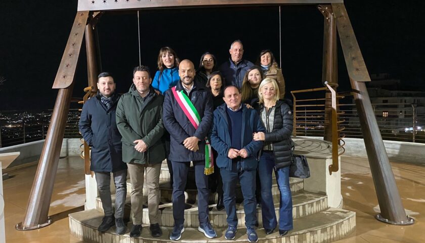 A Montecorvino Pugliano inaugurato il “Belvedere Santa Lucia”