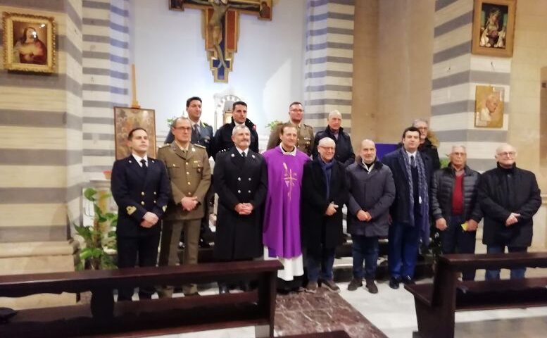 Cava de’ Tirreni, celebrata la Messa di Natale per i Caduti dal nuovo Cappellano Militare Don Cosimo Monopoli