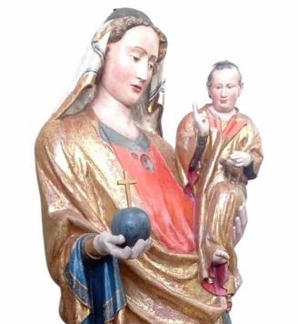 Salerno, ultimata l’opera di restauro de “La Madonna degli angeli” e  del Portone laterale del Duomo