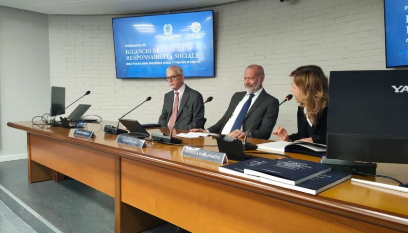 Procura di Salerno, ad Unisa la presentazione del primo Bilancio di responsabilità sociale