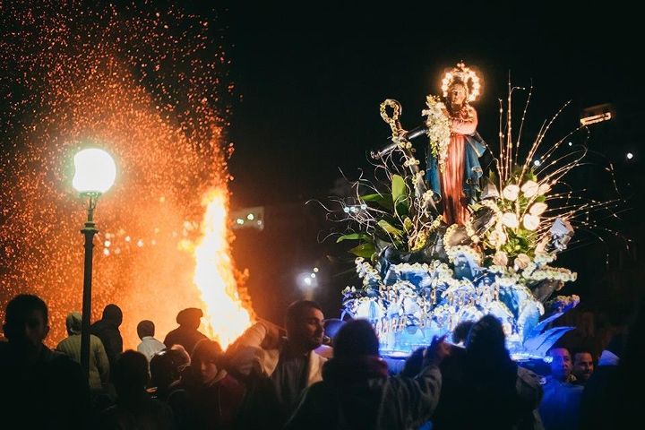 Si rinnova a Vietri sul Mare il tradizionale rito dei falò per l’Immacolata Concezione