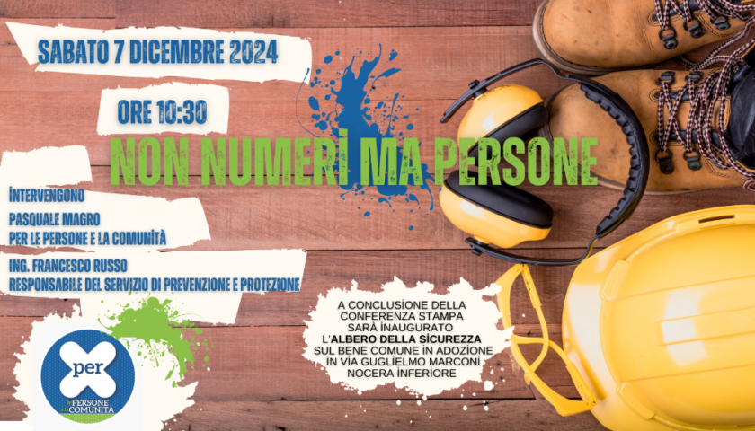Nocera Inferiore, in via Marconi l’Albero della Sicurezza