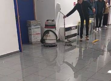 Maltempo, l’Università di Salerno fa acqua: aule allagate
