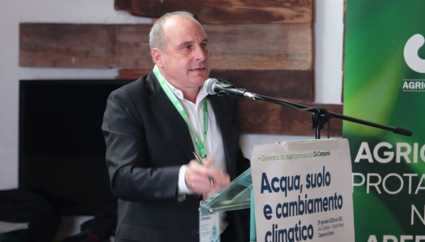 Amore (Cia): “Non si può perdere il 60% circa delle acque, servono interventi per salvare l’agricoltura