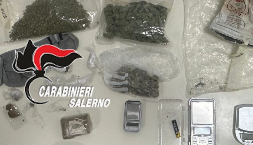 ANGRI, TROVATO CON 200 GRAMMI DI DROGA: ARRESTATO 23ENNE