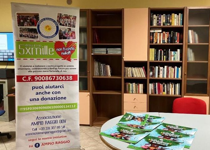 L’Associazione Ampio Raggio Odv dona alfabetieri illustrati alla biblioteca parrocchiale “Giovanni Lotti” di Boscoreale 