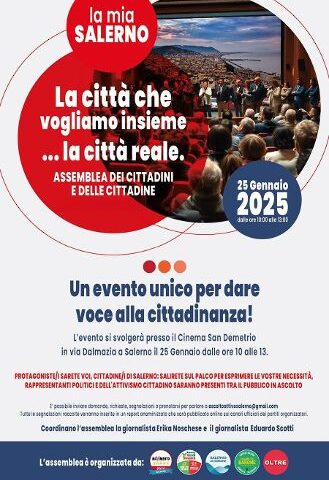 Salerno, assemblea pubblica con ascolto e confronto a San Demetrio