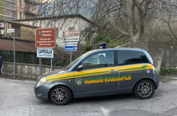 Pellezzano, controlli delle guardie Ecozoofile: 5 multe