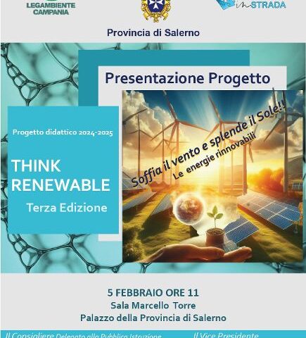 “Think renewable”: la presentazione a Palazzo Sant’Agostino