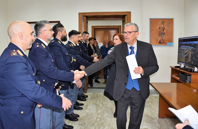 RAFFORZATI GLI ORGANICI DELLA QUESTURA DI SALERNO