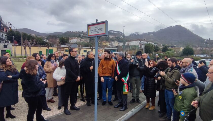 CAVA DE’ TIRRENI, NASCE VIALE FRANCO TROIANO