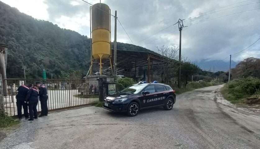 SEQUESTRATO IMPIANTO DI PRODUZIONE DI CONGLOMERATI IN CALCESTRUZZO NEL FIUME BUSSENTO