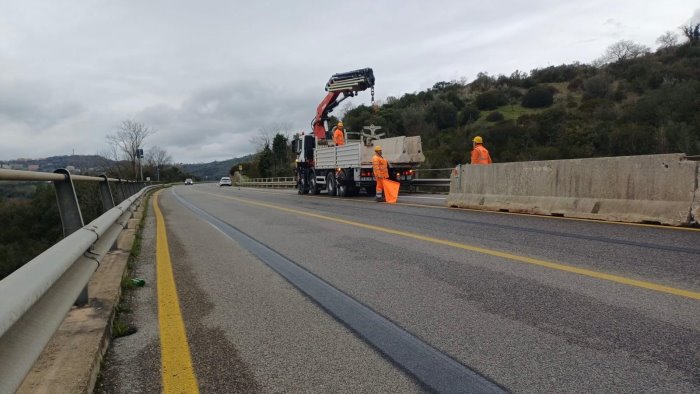 Viabilità, proseguono i lavori di manutenzione di Anas sulla Cilentana