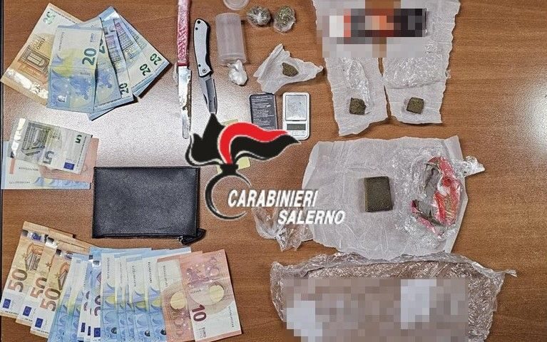Scafati trovato con droga e soldi in contanti: arrestato 28enne