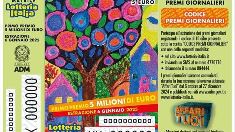 Lotteria Italia 2024, il biglietto da 5 milioni venduto nell’Autogrill in provincia di Lodi