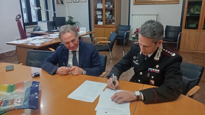 Videosorveglianza a Eboli, firmato protocollo con i carabinieri