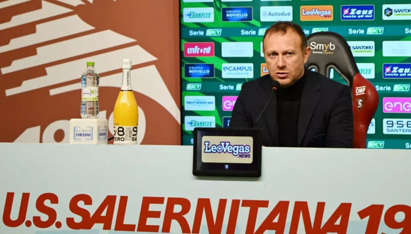 Salernitana, Breda: “Dare il massimo per fare punti a Carrara”