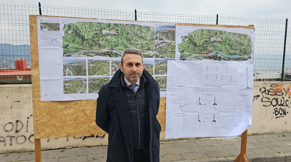 Salerno, l’assessore Natella presenta i lavori al Colle Bellaria