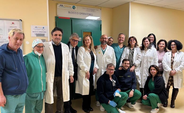 Asl Salerno: primo intervento combinato complesso per l’HUB Mammella all’ospedale “Tortora” di Pagani