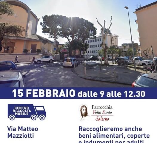 SALERNO, CENTRO DI RACCOLTA: SI RACCOLGONO ANCHE ALIMENTI