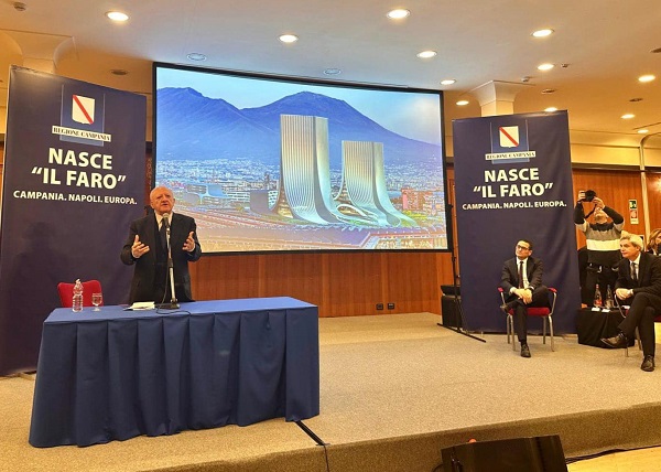 Ecco il nuovo progetto della sede della Regione Campania. Piero De Luca: “Opera innovativa”
