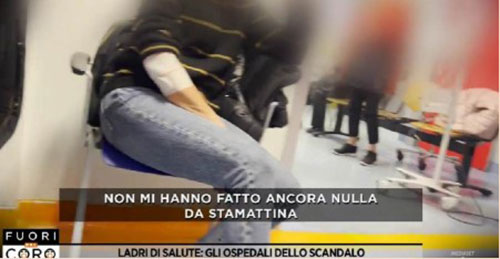 Ruggi, in tv il caos Pronto soccorso: “Una vergogna, pazienti per ore sulle barelle”