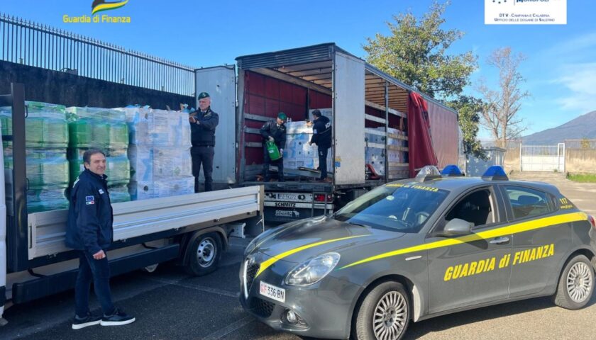 Scafati, maxi sequestro di gas refrigerante di contrabbando