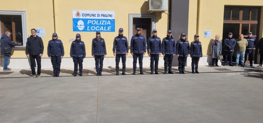 Pagani, giuramenti in Polizia Municipale e conferimenti di grado