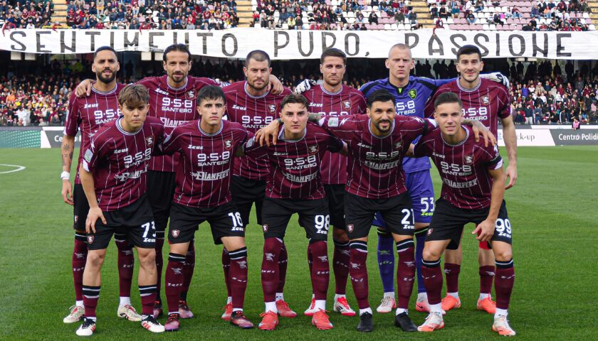 Salernitana, i convocati di Breda per il derby di Castellammare