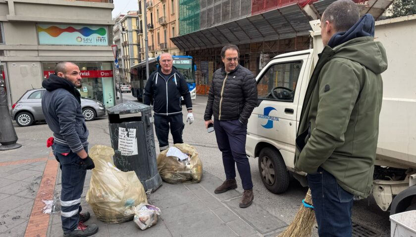 Salerno, errato conferimento rifiuti: individuata e sanzionata attività commerciale