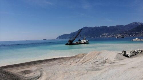 Ripascimento litorale Torrione, sopralluogo dell’assessore Loffredo: spettacolo unico
