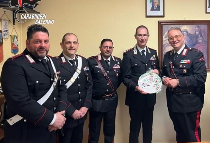 IL COMANDANTE INTERREGIONALE CARABINIERI “OGADEN”, GENERALE DI CORPO D’ARMATA MARCO MINICUCCI, VISITA LA STAZIONE CARABINIERI DI BRACIGLIANO
